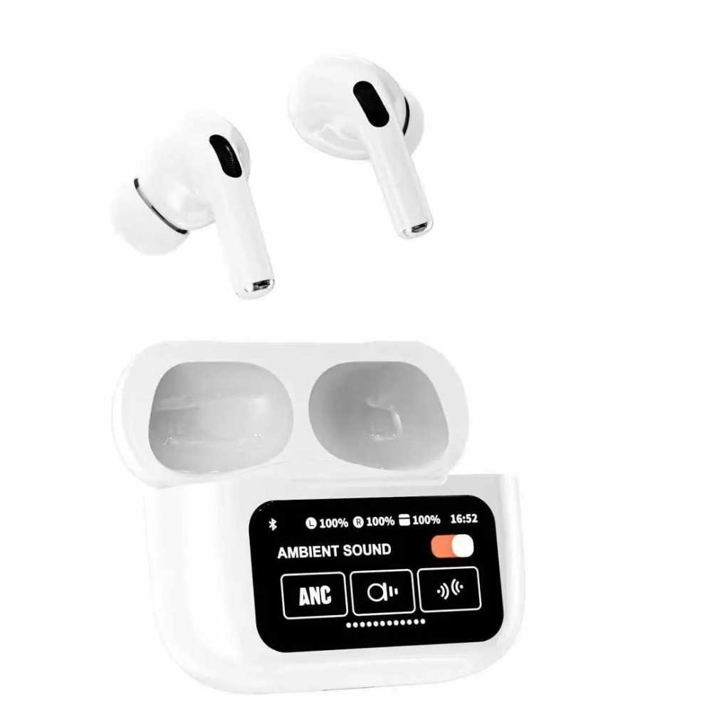 LCD AirPods Pro TWS Bluetooth Earbuds | ANC | Touch Panel | Type-C